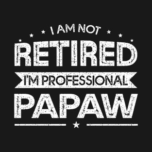 I'm Not Retired A Professional Papaw Fathers Day Gift T-Shirt