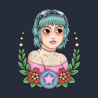 FLOWERS TATTOO T-Shirt