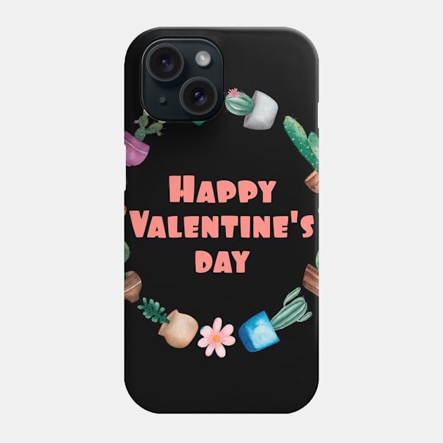 Happy Valentine's Day Phone Case by zoomade