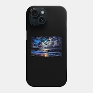 Abstract Coastal Night Phone Case