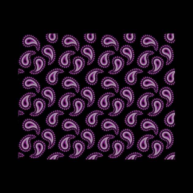 Asexual Pride Classic Paisley Pattern by VernenInk