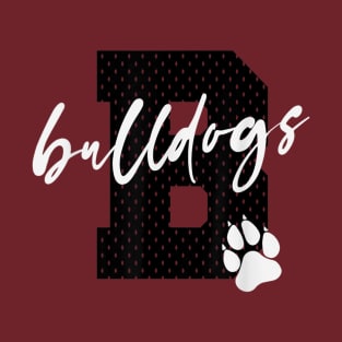 Bulldogs football bulldog baseball T-Shirt