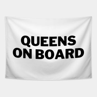 Chess Queens On Board Tapestry