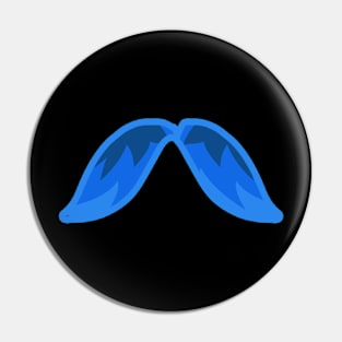 Mustache funny design Pin