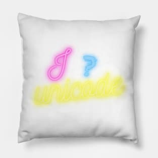 I Unicode Pillow