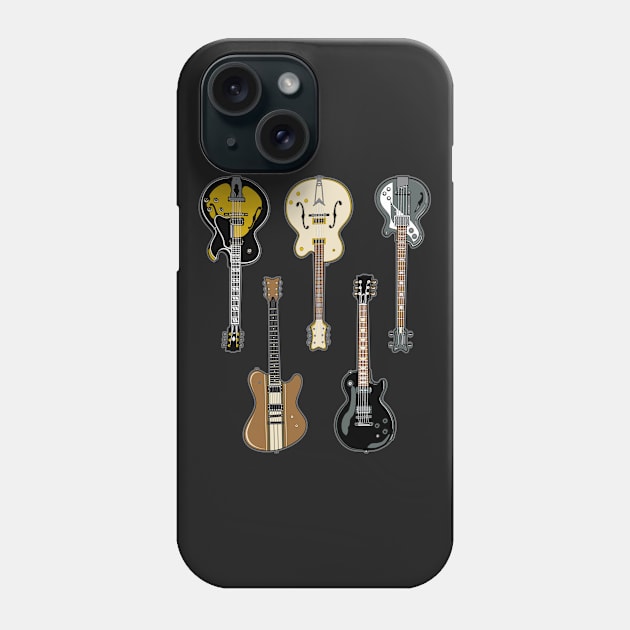 Guitar Player Phone Case by RadStar