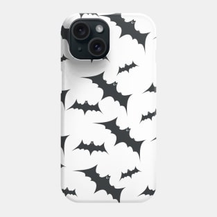 Halloween Bats Flying Pattern Phone Case