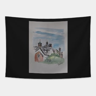 Rooftops Tapestry