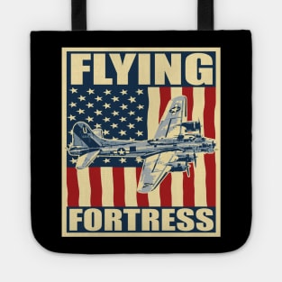 B-17 Flying Fortress Bomber Airplane USAF Aircraft Plane Tote