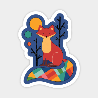 Rainbow Fox Classic 1 Magnet