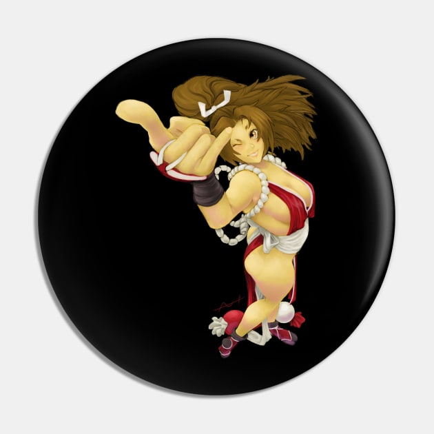 Mai Shiranui by Adam VanHorne Pin by NippleFactory