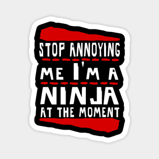 Ninja birthday gift hobby sports skill Magnet