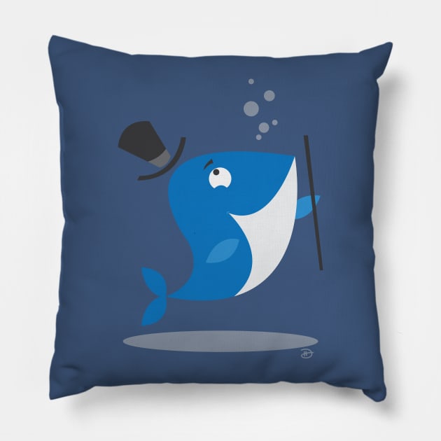 Puttin' On The Finz! Pillow by dhartist