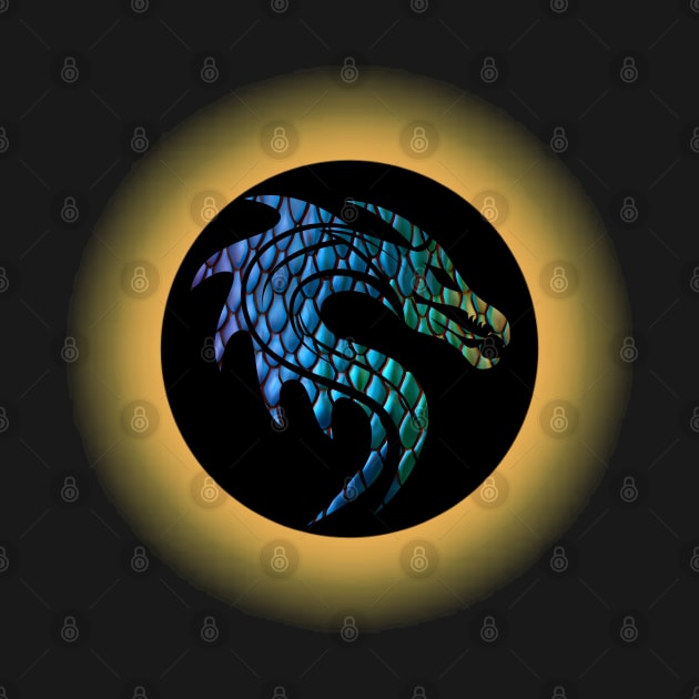 Dragon Eclipse: A Beautiful Blend of Astronomy and Dragons by NerdyWerks