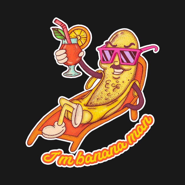 Chill banana man by Sasshhaaaart