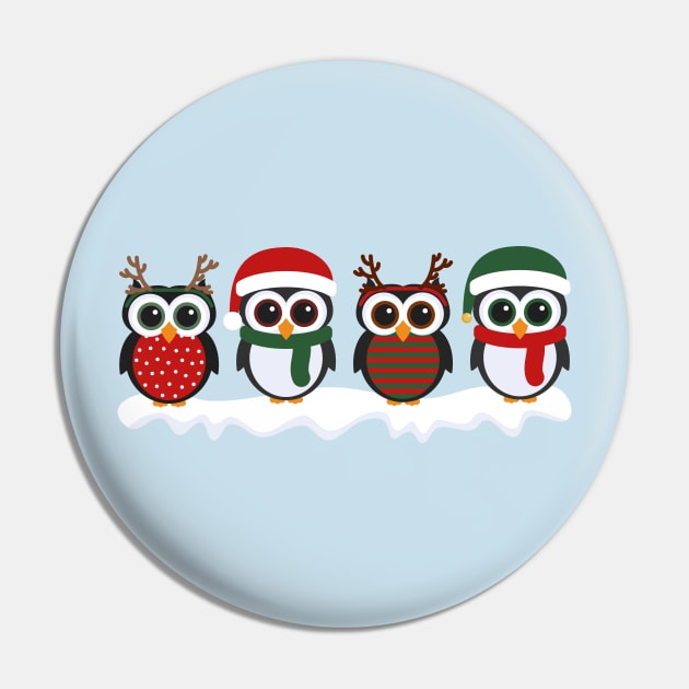 Christmas Penguins Pin by everinseason