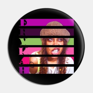 erykah badu//Retro Color Pin