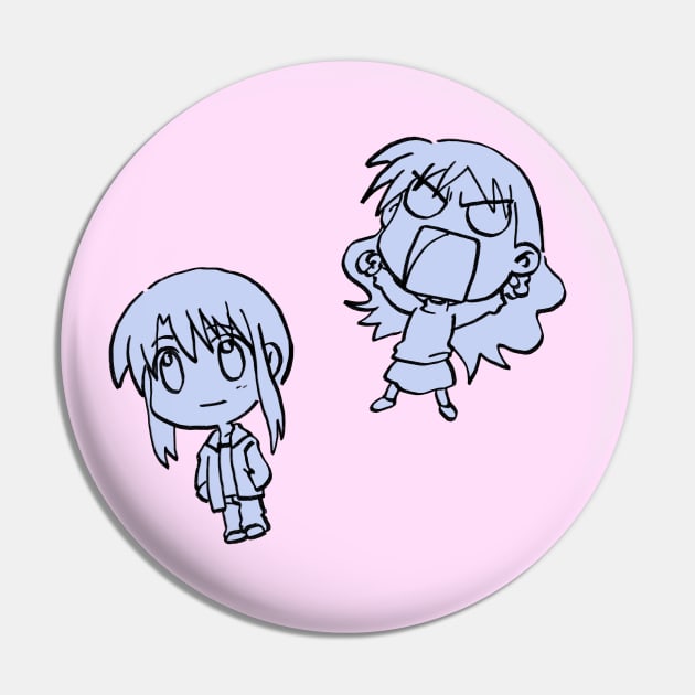 I draw chibi minamo and yukari sensei / azumanga daioh Pin by mudwizard