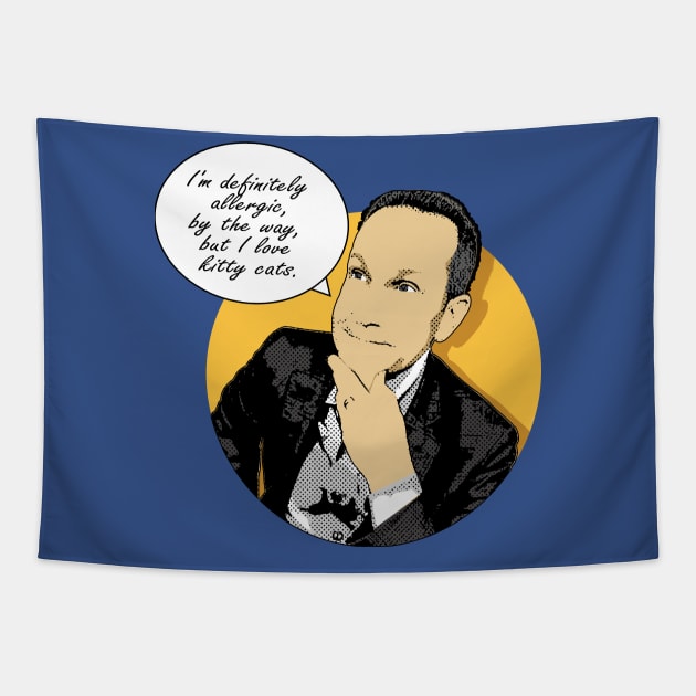jimmy pardo comic style design Tapestry by Bread Barcc