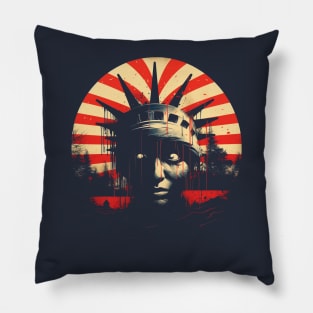 Wicked Statue of Liberty Pillow