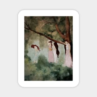 Impressionist Art Watercolor Greek Goddess | Fairy Art Magnet