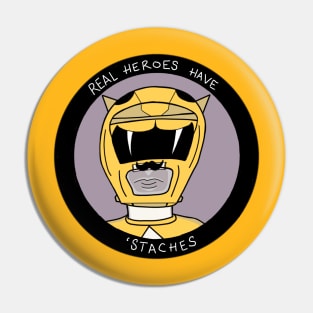 Movember Yellow Ranger Pin