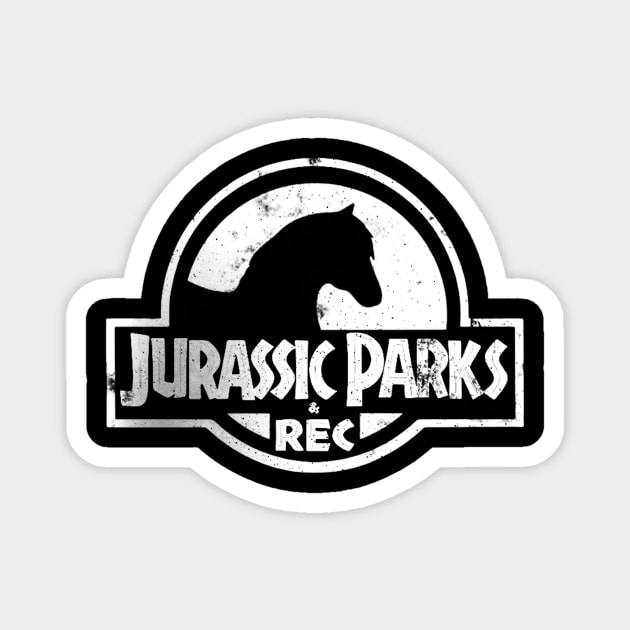 Jurassic Parks and Rec Magnet by truefriend