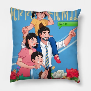 Happy family Pillow