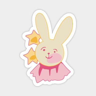 Oshi no Ko Ai Hoshino Cute Bunny Star Ribbon Design Magnet