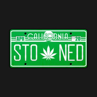 Stoned license plate T-Shirt