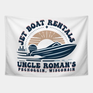 Jet Boat Rental // Uncle Roman Tapestry