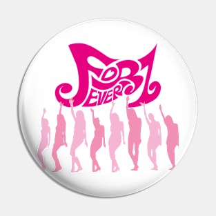 Silhouette style design of girls generation in the forever one era Pin