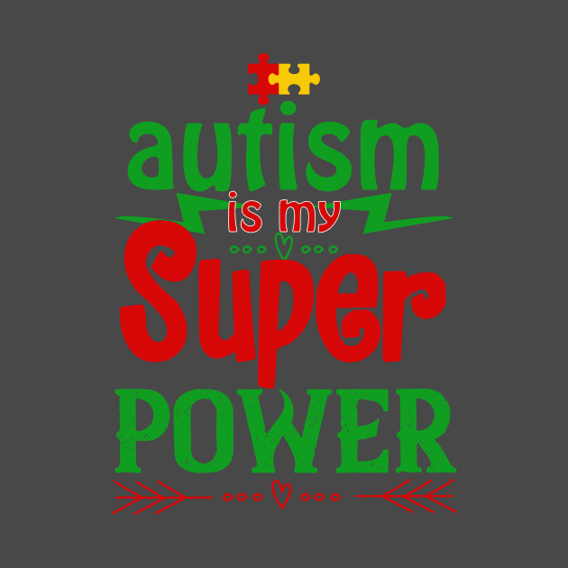 Autism Is My Super Power Unique Abilities Shining A Light On Autism Puzzle Piece by All About Midnight Co