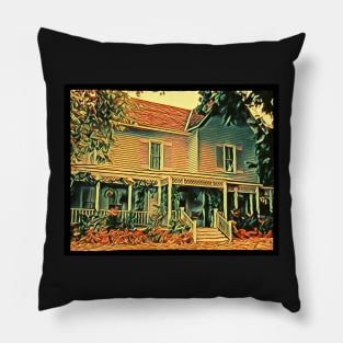 The Girls' Home - Front Yard Pillow