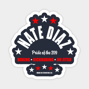 Nate Diaz RED/WHT Magnet