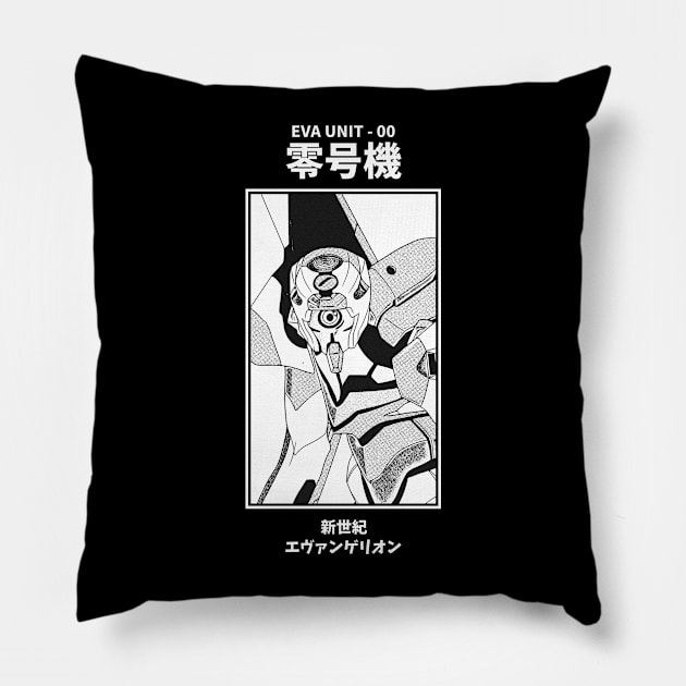 Eva Unit - 00 Neon Genesis Evangelion Pillow by KMSbyZet