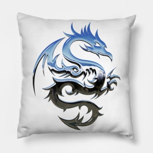 Blue Dragon Pillow