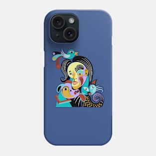 Portrait Abstract Funny Phone Case