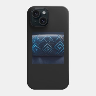 blue suede pattern Phone Case