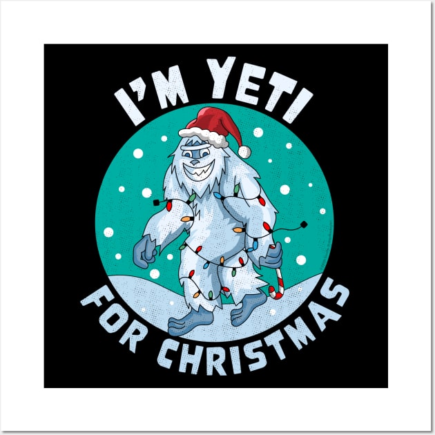 Kawaii Yeti Ready for Christmas Party 5 Sticker for Sale by