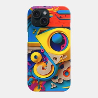 A surreal-abstract  of NFT ART. Phone Case