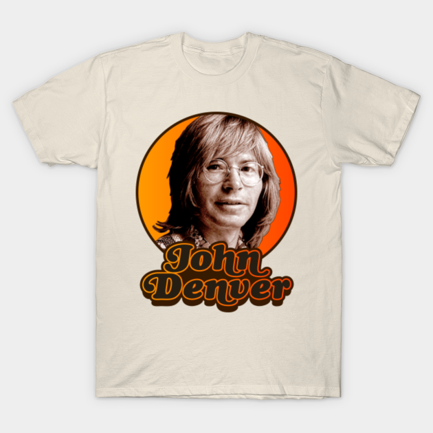 John Denver ))(( Retro Mountain High Design - John Denver - T-Shirt