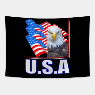 Patriot American Eagle Flag Tapestry