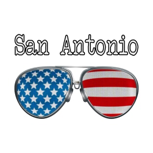 AMERICA PILOT GLASSES SAN ANTONIO CITY T-Shirt