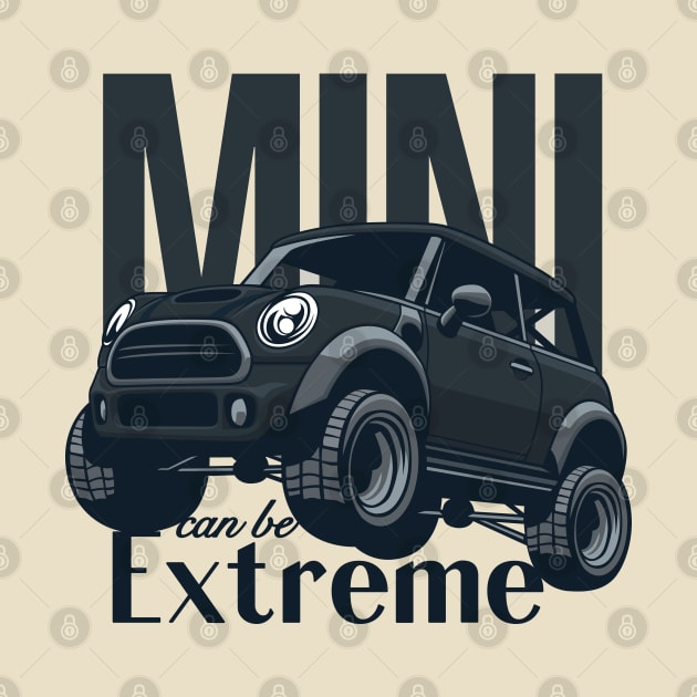 Car mini retro offroad extreme black by creative.z