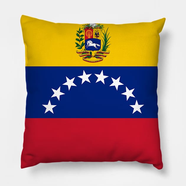 Venezuela Flag Pillow by Historia