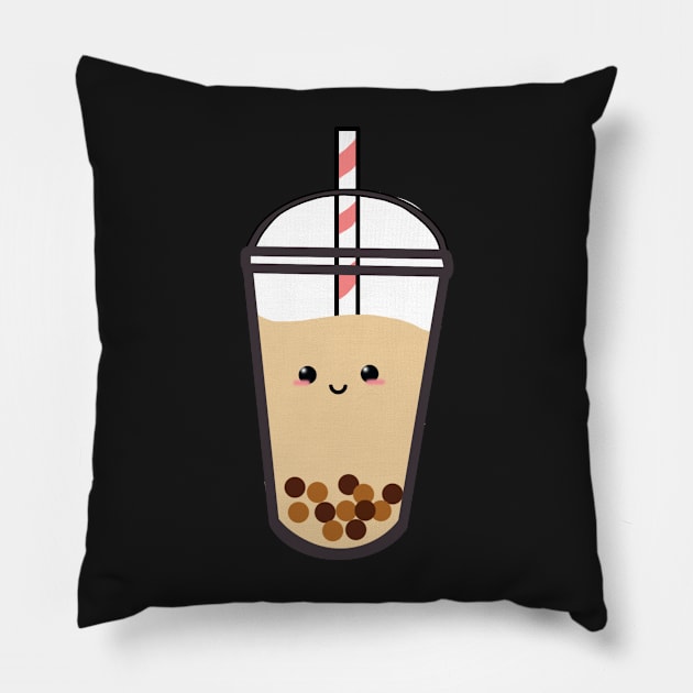 Bubbletea Pillow by idkco