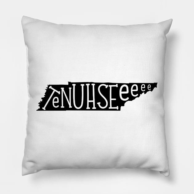 Tennessee Pillow by WonderBubbie