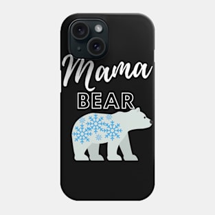 Winter Mama Bear Phone Case