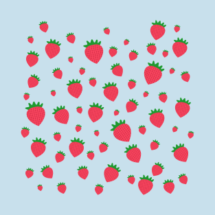 Whimsical strawberry pattern T-Shirt